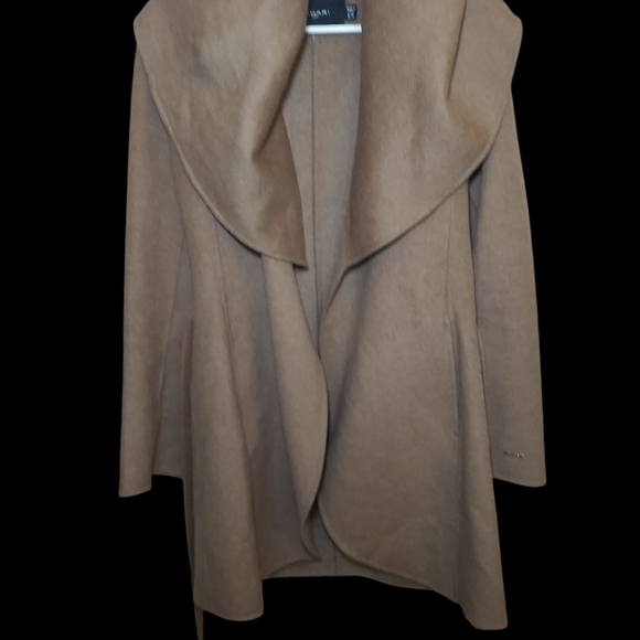 Tahari Double Face Wool Blend Wrap Coat - Picture 4 of 4